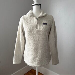 Patagonia Women's Los Gatos 1/4-Zip Pullover Birch White /Cream Color Size Small